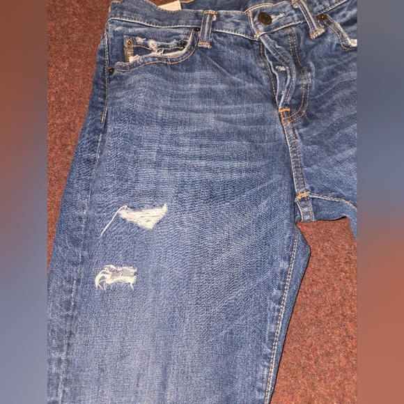 Abercrombie & Fitch Classic Staight Fit Men's Jeans Marked 31x30 Measuring 30x28 - Picture 5 of 14